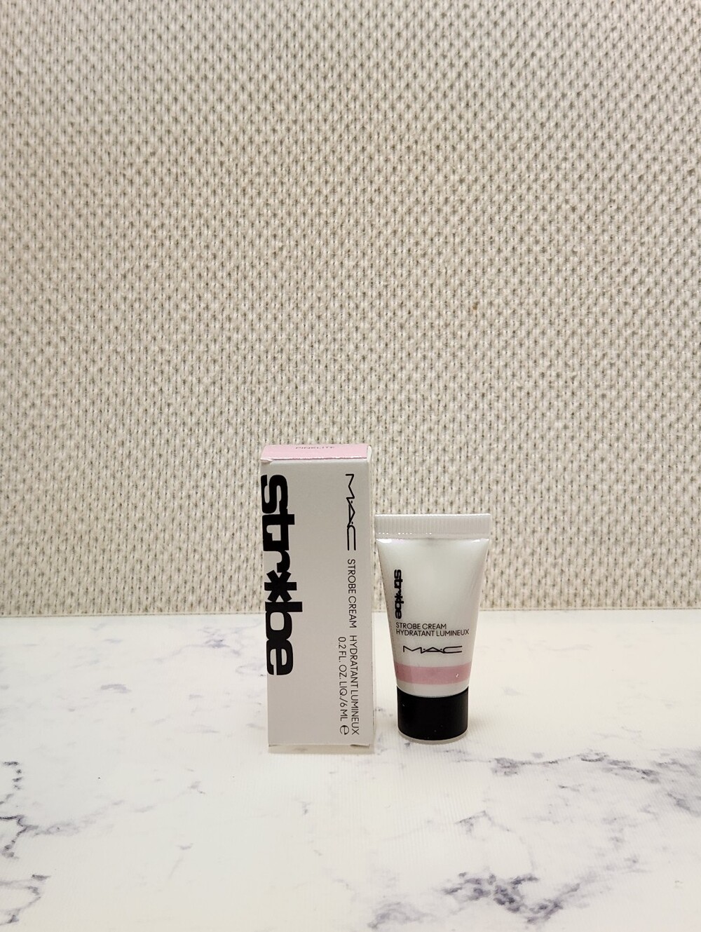 MAC Strobe Cream Pinklite MINI Travel Size .2 oz